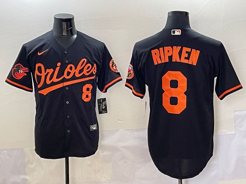 Men Baltimore Orioles #8 Ripken Black Game 2025 Nike MLB Jersey style 5097